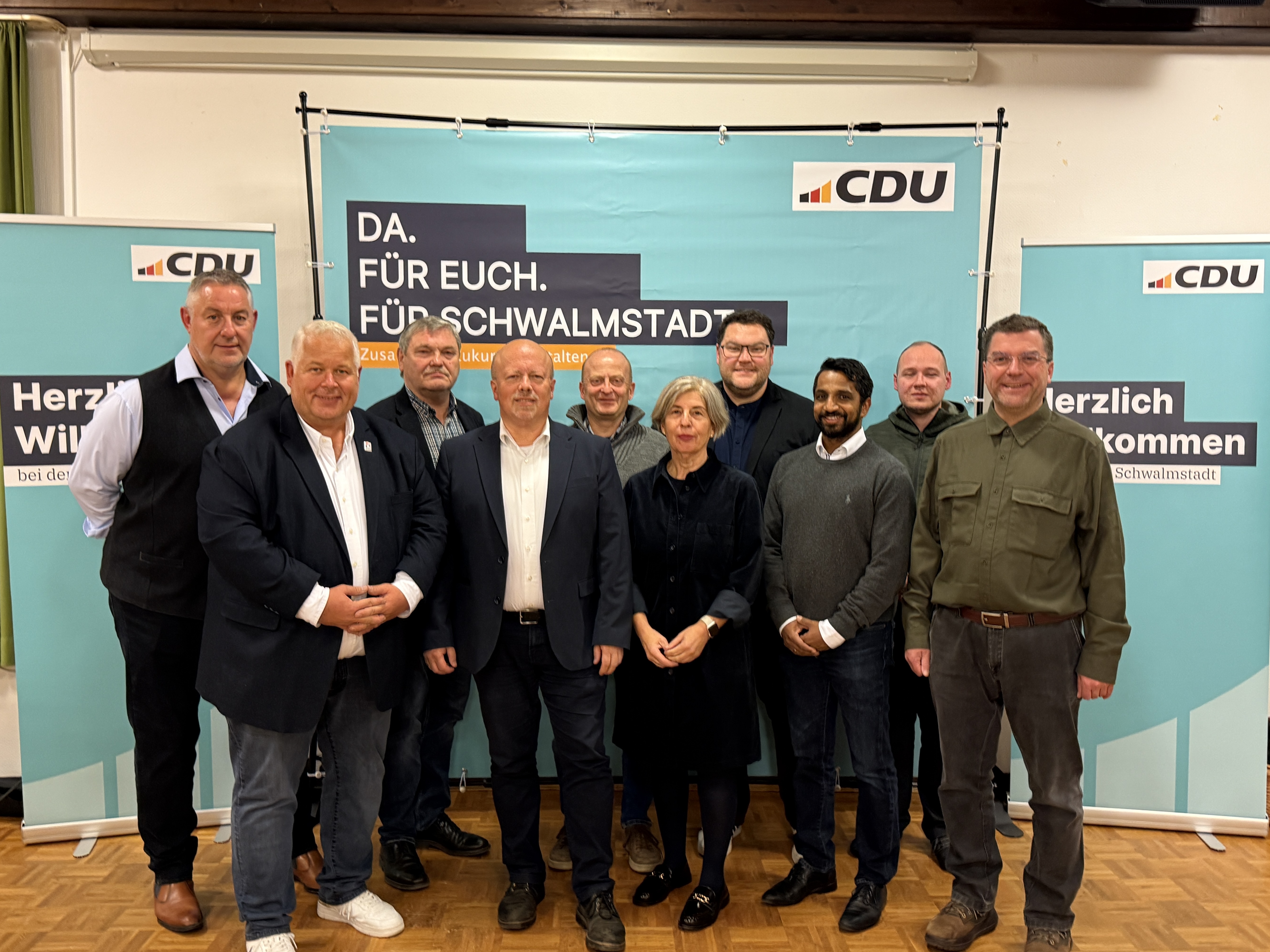 Vorstand v.l.n.r.: Dirk Spengler, Karsten Schenk, Reinhard Otto, Armin Happel, Martin Geiler, Anne Willer, Christian Brck, Timo Franz, Patrick Wickert und Andreas Gbel. Es fehlt auf dem Bild Mario-Heinrich Schenk.